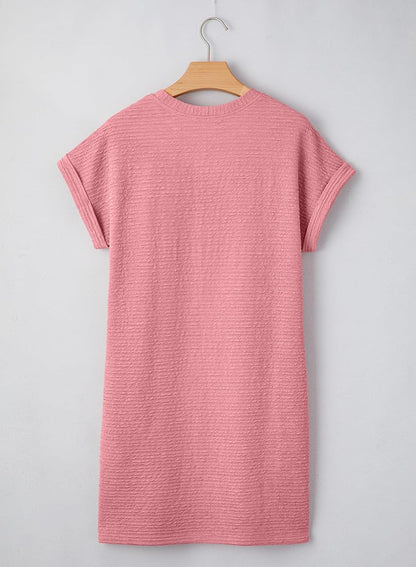 🔥Women's Lightweight Summer Short Sleeve Dress with Pockets