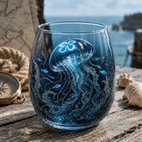 GLOWING JELLYFISH Glass