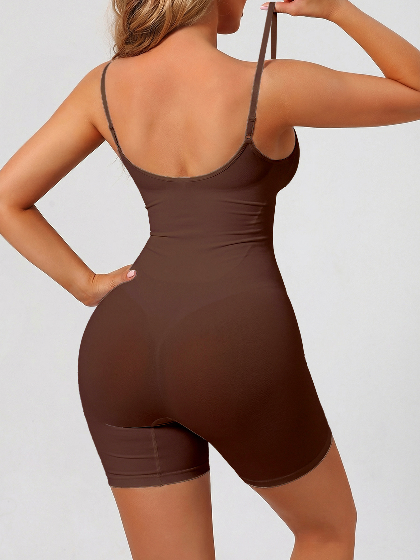Women's Zip-Front High Compression Shapewear Bodysuit