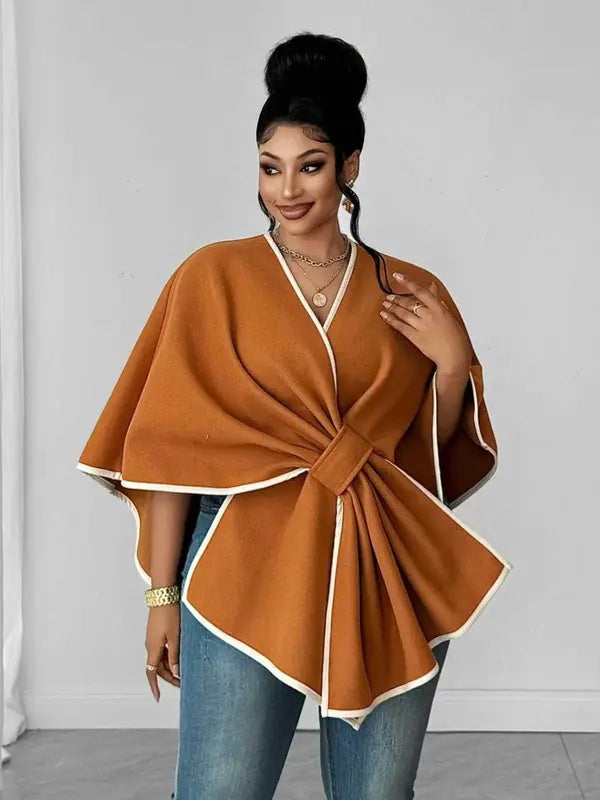 HOT SALE-Plus Size Women's Autumn/Winter Fashion Solid Color Shawl