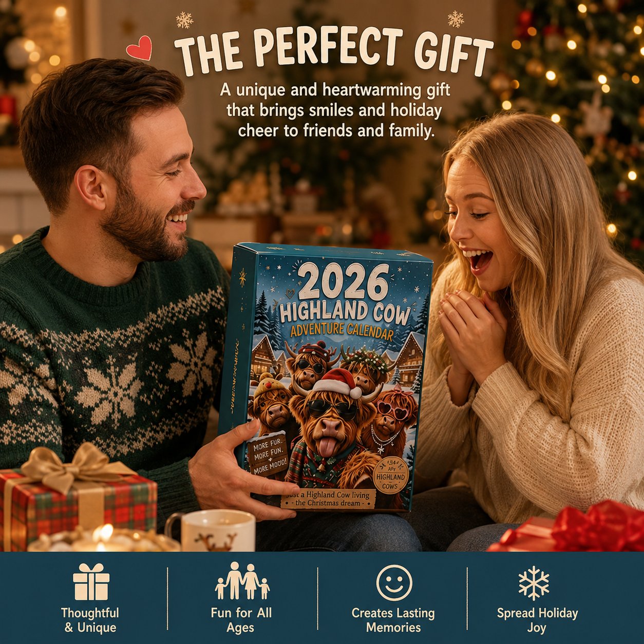 🐂🎁2026 Highland Cow Advent Calendar | Every Day Brings New Surprises