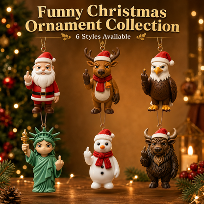 Funny Christmas Ornament Collection