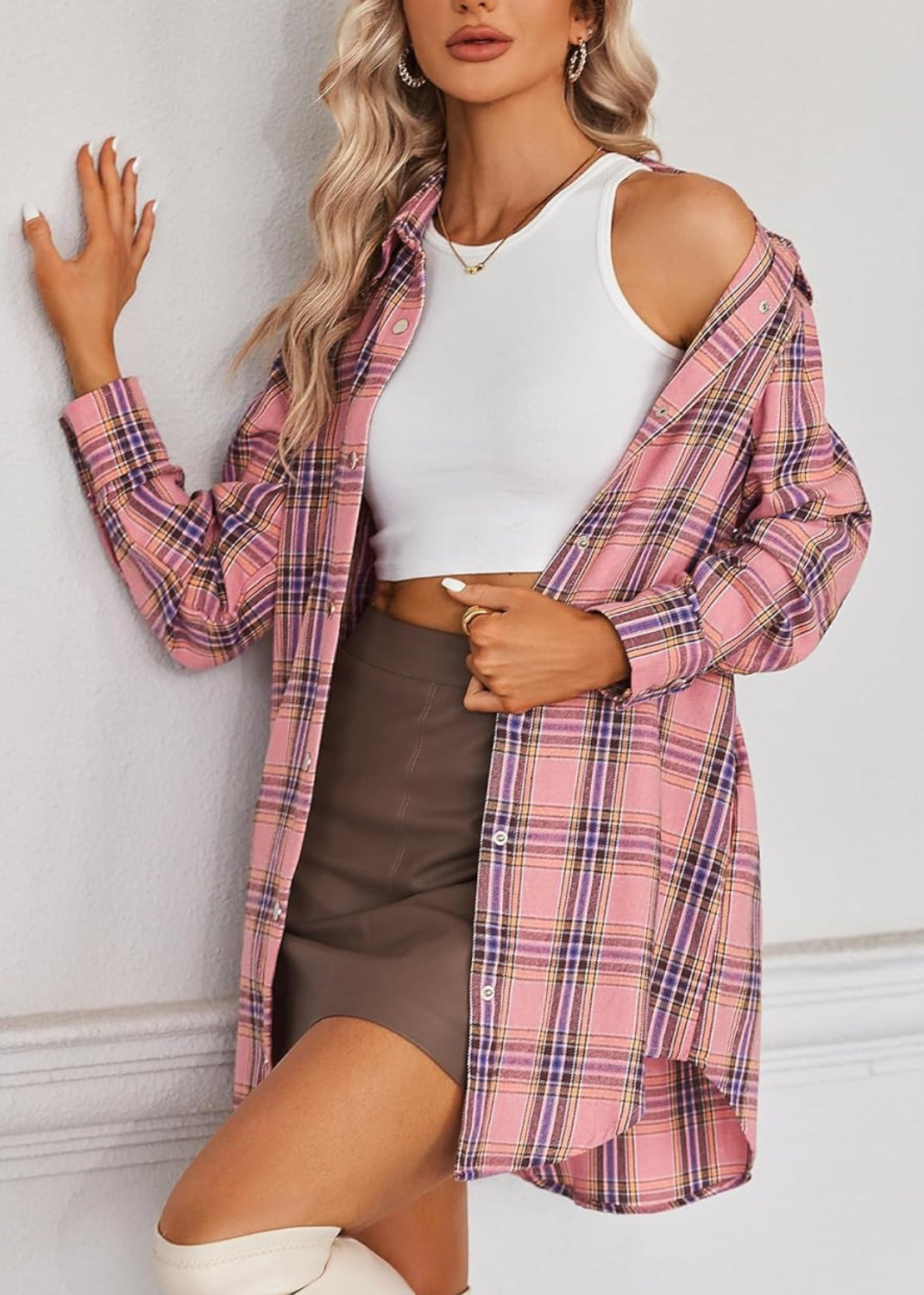 Women's Flannel Plaid Button Down Shirts (Buy 2 Free Shipping)