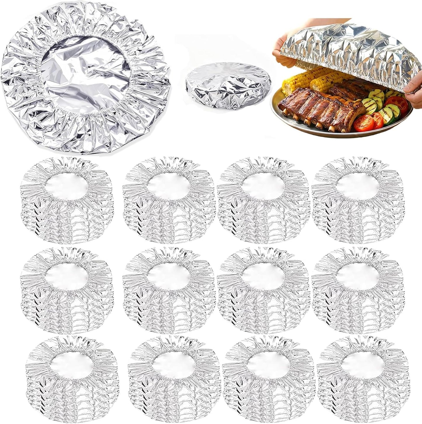 🥘Aluminum Foil Heat Shield Covers – No Plastic