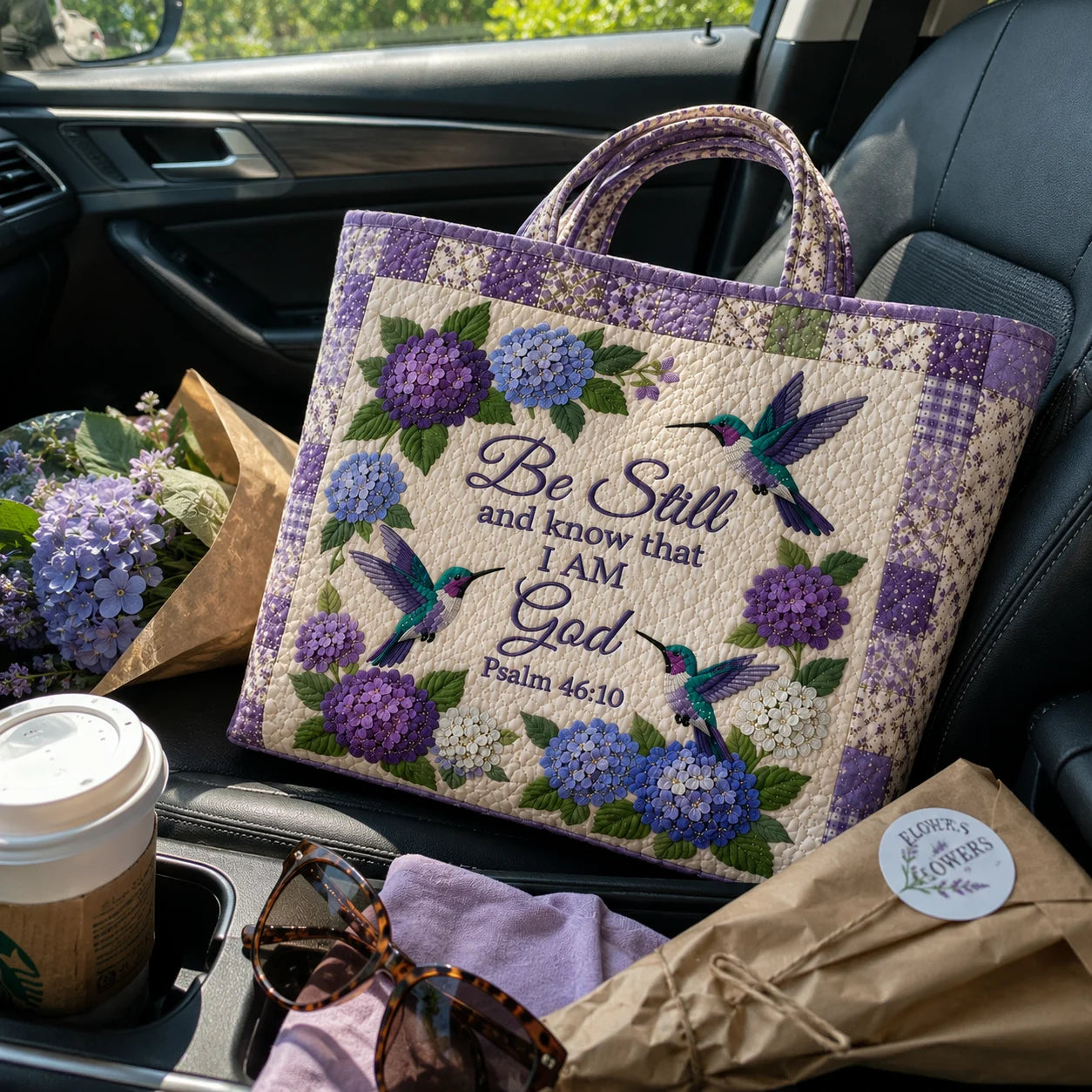 ✨Hot Sale 50% OFF✨Hydrangea Hummingbird Faith Bag