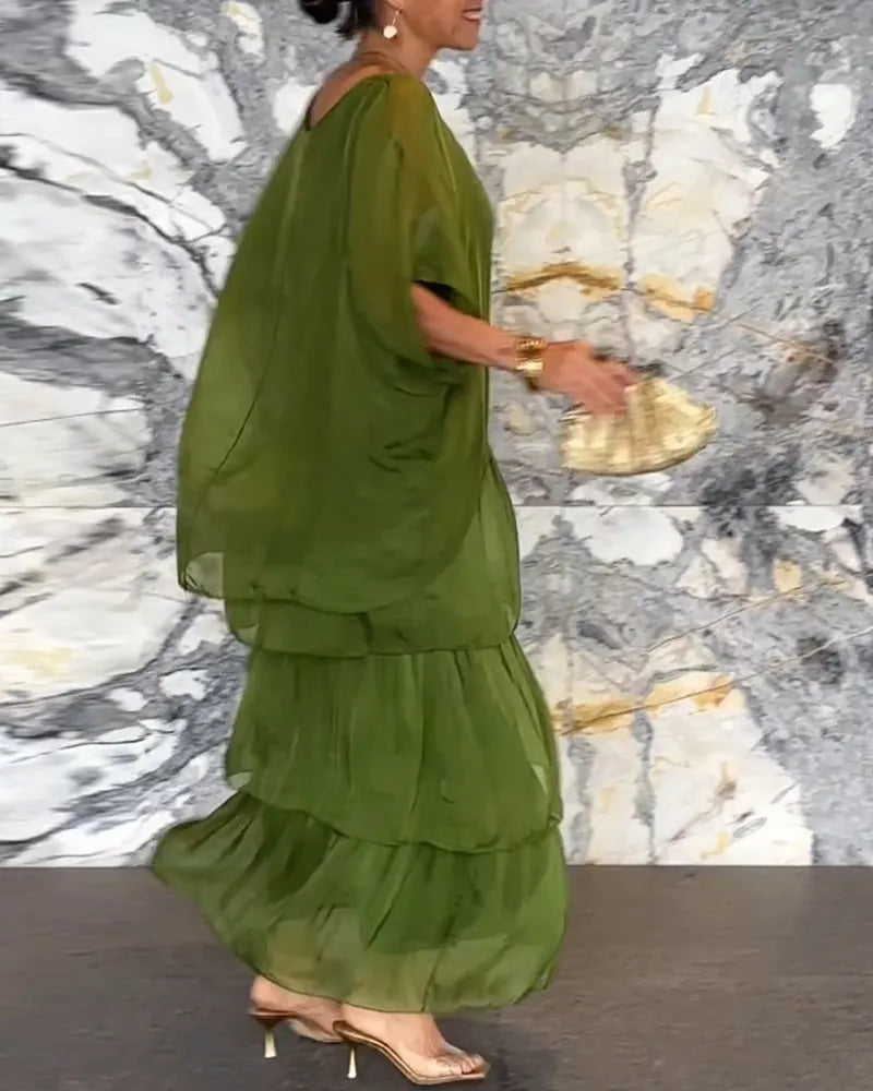 ARTISTIC STYLE CHIFFON LOOSE DRESS(BUY 2 FREE SHIPPING)