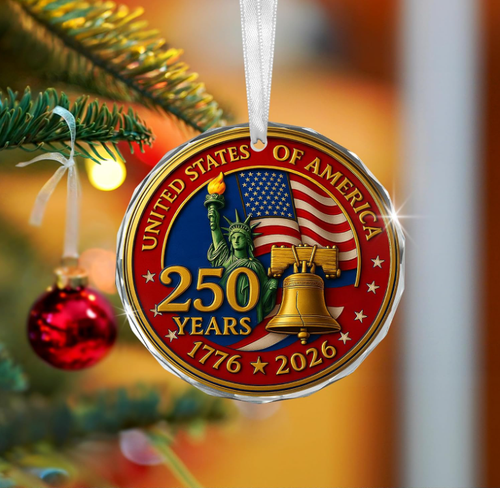 250 Anniversary USA Ornament for 4th of July Decorations