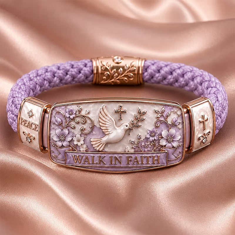 ✝️ Walk in Faith Bracelet – Wear Your Peace and Grace on Your Wrist.
