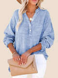 Women's Casual V-Neck Gauze Blouse (Buy 2 Free Shipping)