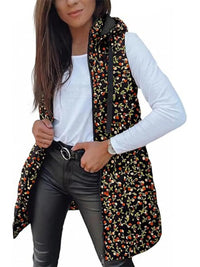 Black Floral Print