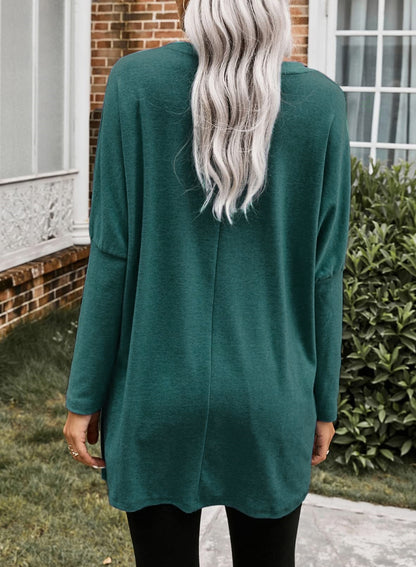Women's Lightweight Long Sleeve Tunic Top (Buy 3 Free Shipping)