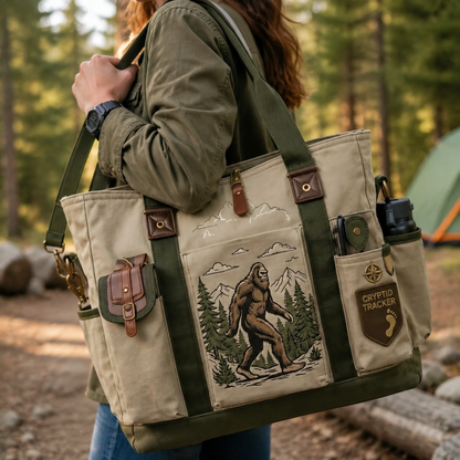 Bigfoot Wilderness Adventure Tote Bag