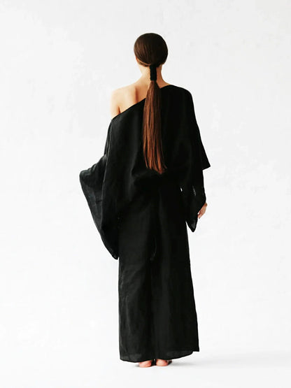 Linen Kimono Dress(BUY 2 FREE SHIPPING)
