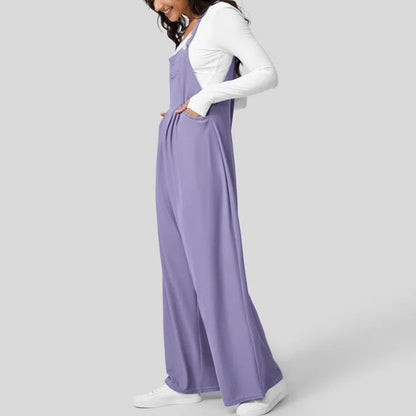 Adjustable Strap Button Multiple Pockets Plicated Waffle Casual Overalls(Buy 2 Free Shipping)