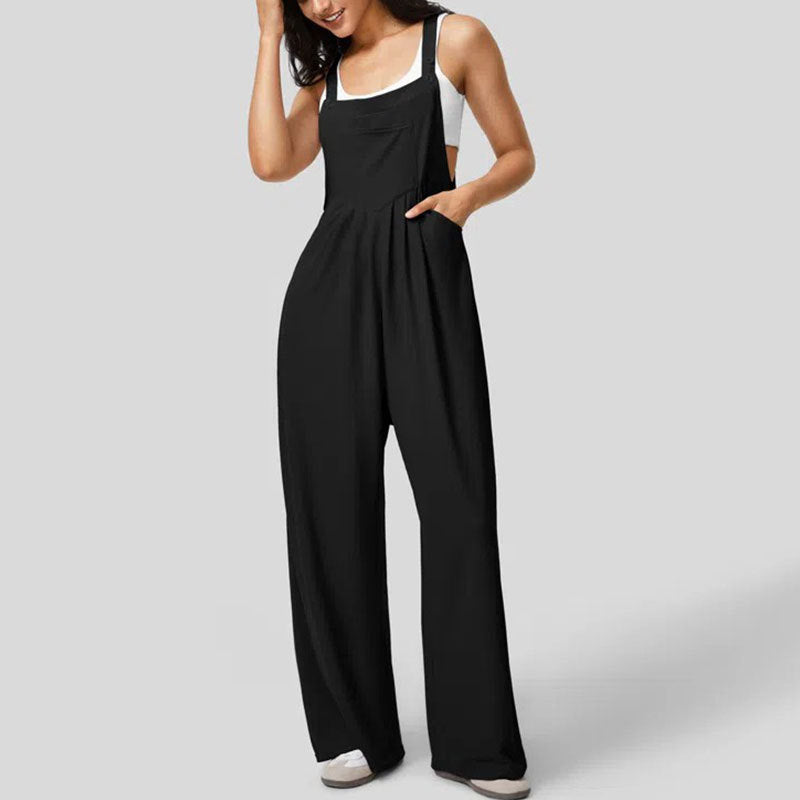 Adjustable Strap Button Multiple Pockets Plicated Waffle Casual Overalls(Buy 2 Free Shipping)