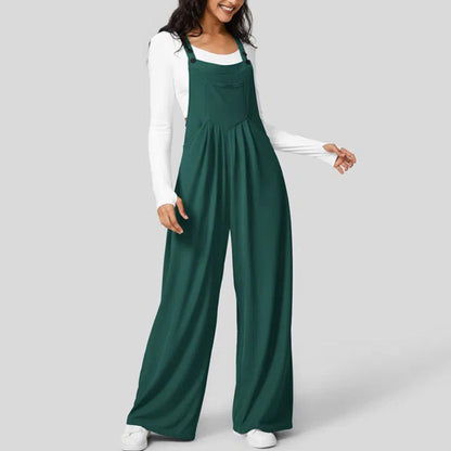 Adjustable Strap Button Multiple Pockets Plicated Waffle Casual Overalls(Buy 2 Free Shipping)