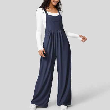 Adjustable Strap Button Multiple Pockets Plicated Waffle Casual Overalls(Buy 2 Free Shipping)