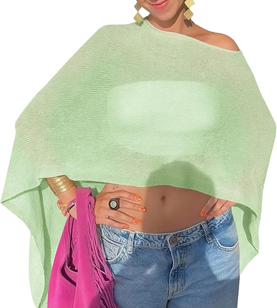 Women's summer shawls and off-the-shoulder beach cover-ups