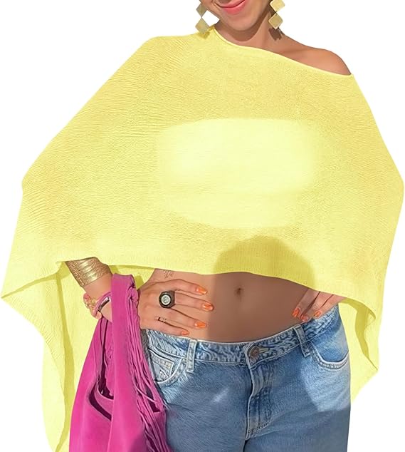 Women's summer shawls and off-the-shoulder beach cover-ups