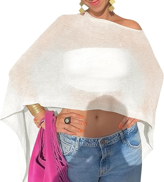 Women's summer shawls and off-the-shoulder beach cover-ups