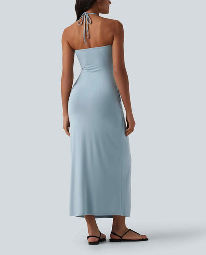Women's Backless Tie-Strap Maxi Dress with Pockets（buy 2 free shipping）