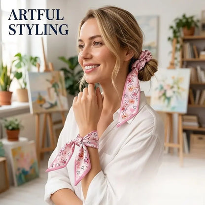 Women's 24-Count Fade-Proof Silk-Like Multifunctional Fashion Accessories Set