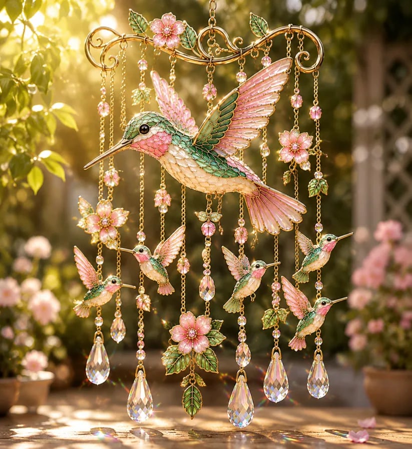 🔥Last Day 49% OFF 🔥Graceful Hummingbird Wind Chime