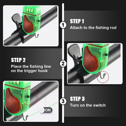 🔥Last Day 49% OFF -🎣Fishing Bite Alarm with Sound & LED Light
