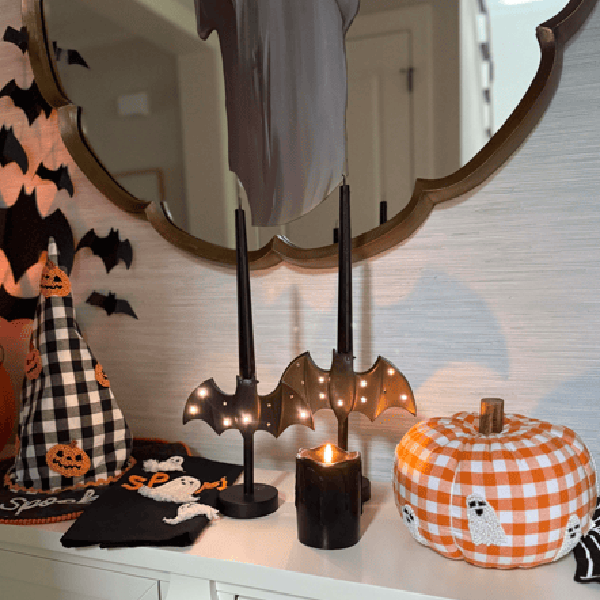 50% OFF-🦇 Gothic Bat Candle Holder Lamp