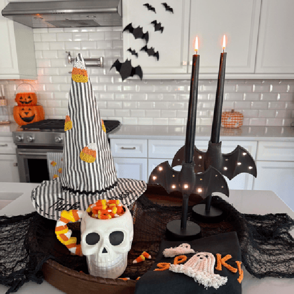 50% OFF-🦇 Gothic Bat Candle Holder Lamp