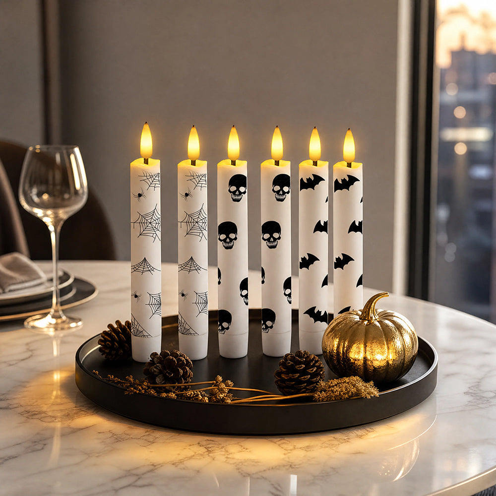 🦇 Halloween Bat Flameless LED Candles