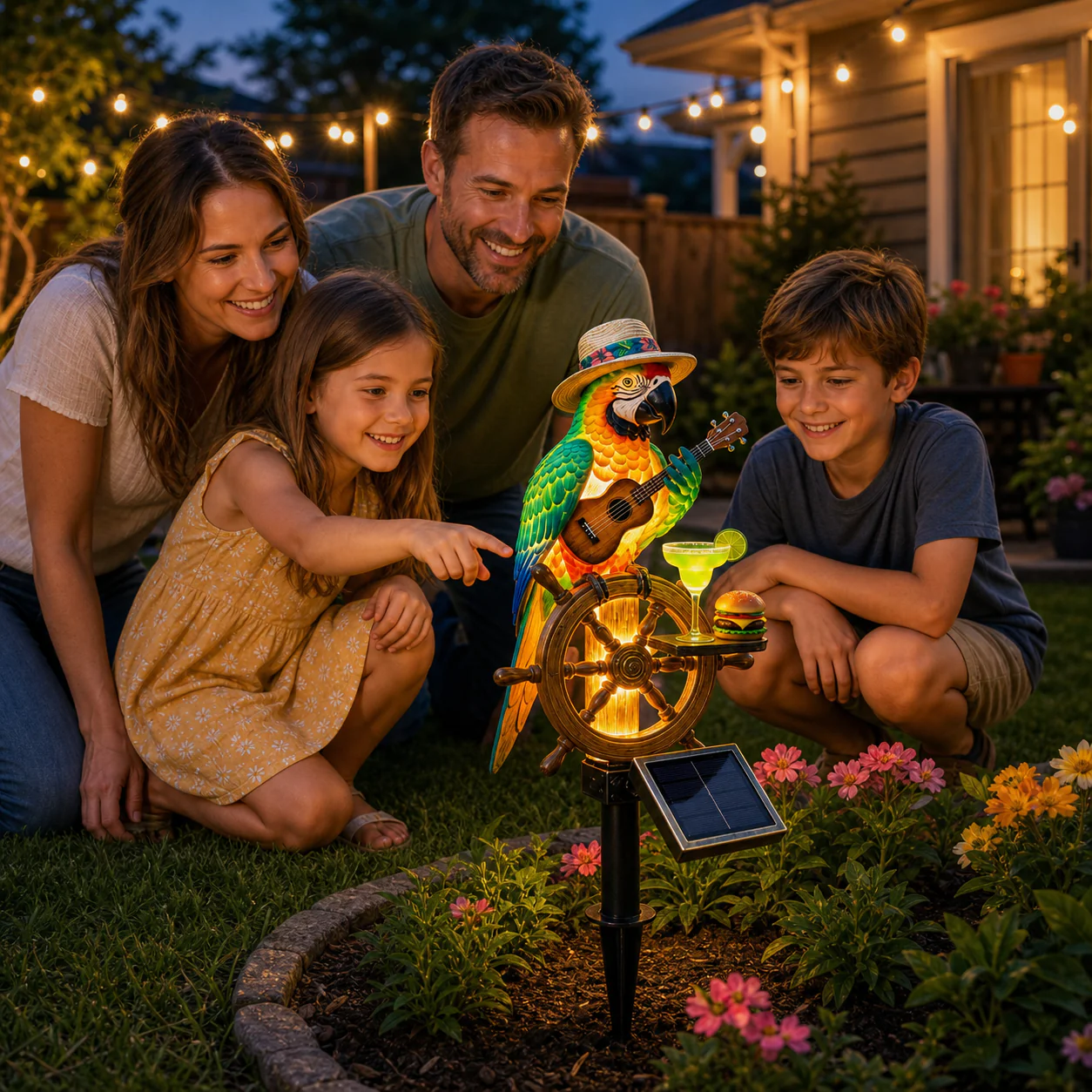 🔥Last Day 60% OFF🔥 - 🌴 Solar-Powered Parrot Garden Light – “Wastin' Away Again”