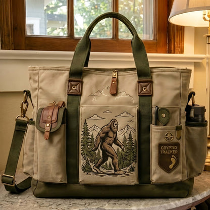 Bigfoot Wilderness Adventure Tote Bag