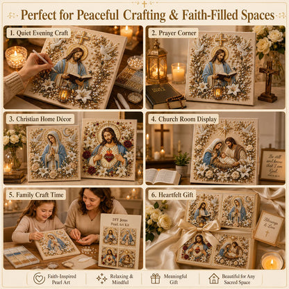 DIY Jesus Pearl Art Kit