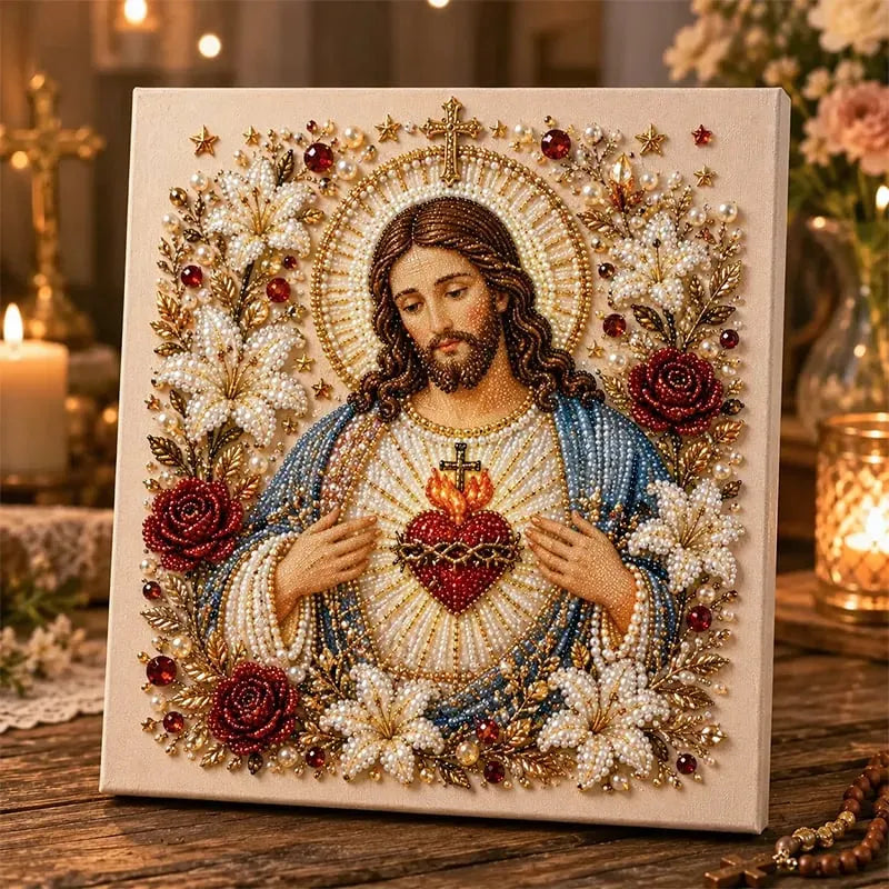 DIY Jesus Pearl Art Kit