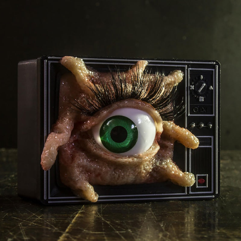👁️Realistic and terrifying eyeball decorations📺Full Vision TV Big Eye TV Ornament