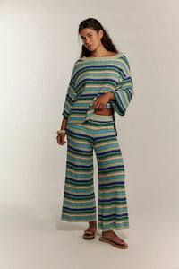 Green and blue stripes