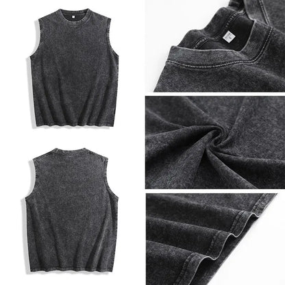 Vibin' With My Demons Washed Vest Unisex Washed Vest Cute Halloween Washed Vest Funny Washed Vest Gothic Spooky Vibes