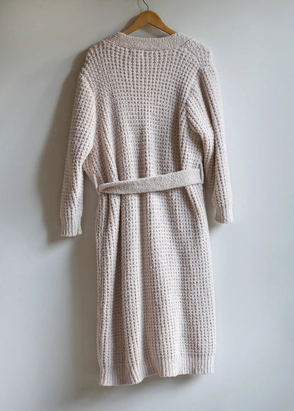 Women's Waffle-Knit Tie-Front Loungewear Romper