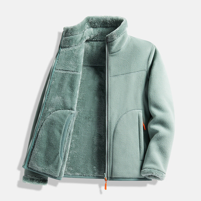 Women's Full-Zip Fleece Reversible Jacket with Pockets