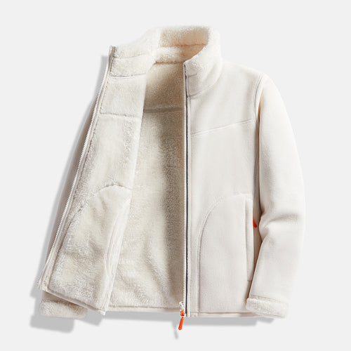 Women's Full-Zip Fleece Reversible Jacket with Pockets
