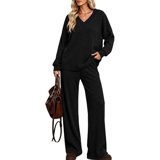 Women's 2-Piece Basic Casual Clothing Set