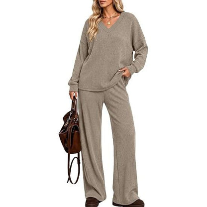 Women's 2-Piece Basic Casual Clothing Set