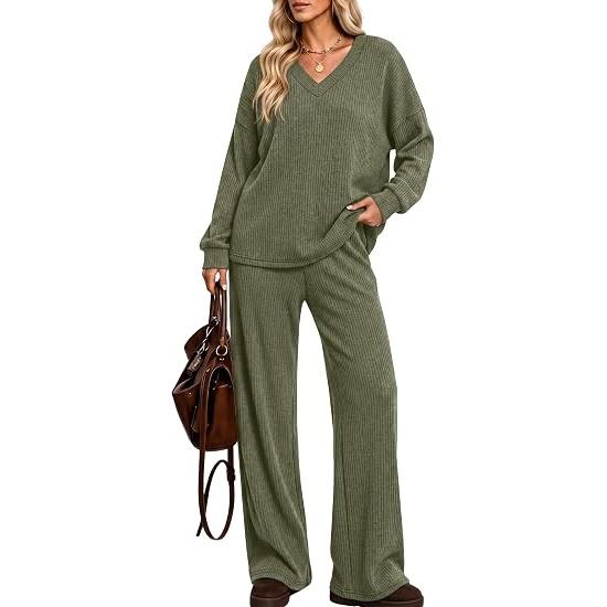 Women's 2-Piece Basic Casual Clothing Set