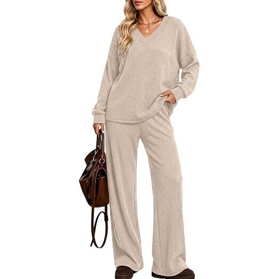 Women's 2-Piece Basic Casual Clothing Set