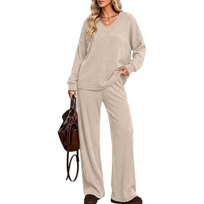 Women's 2-Piece Basic Casual Clothing Set
