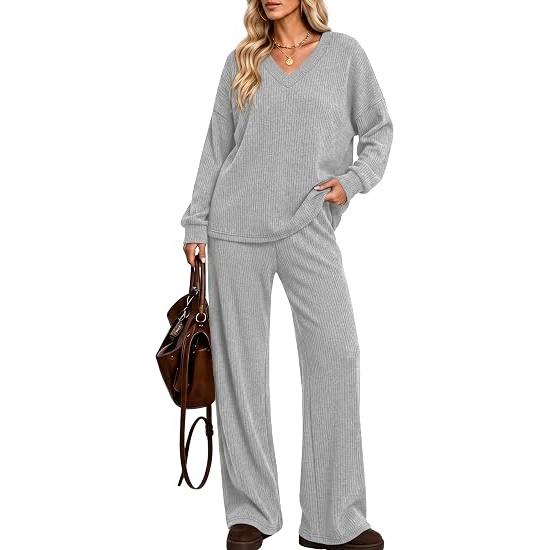 Women's 2-Piece Basic Casual Clothing Set