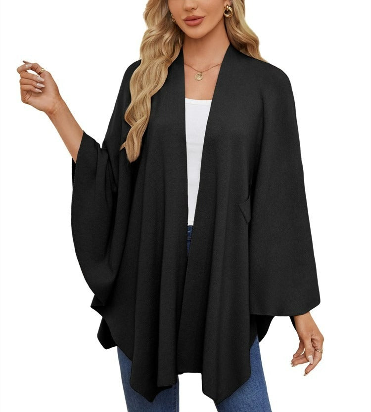 🔥Women's Elegant Shawl Wraps Soft Open Front Poncho Sweater(Buy 2 Free Shipping)