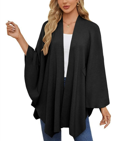 🔥Women's Elegant Shawl Wraps Soft Open Front Poncho Sweater(Buy 2 Free Shipping)