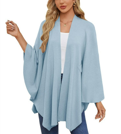 🔥Women's Elegant Shawl Wraps Soft Open Front Poncho Sweater(Buy 2 Free Shipping)